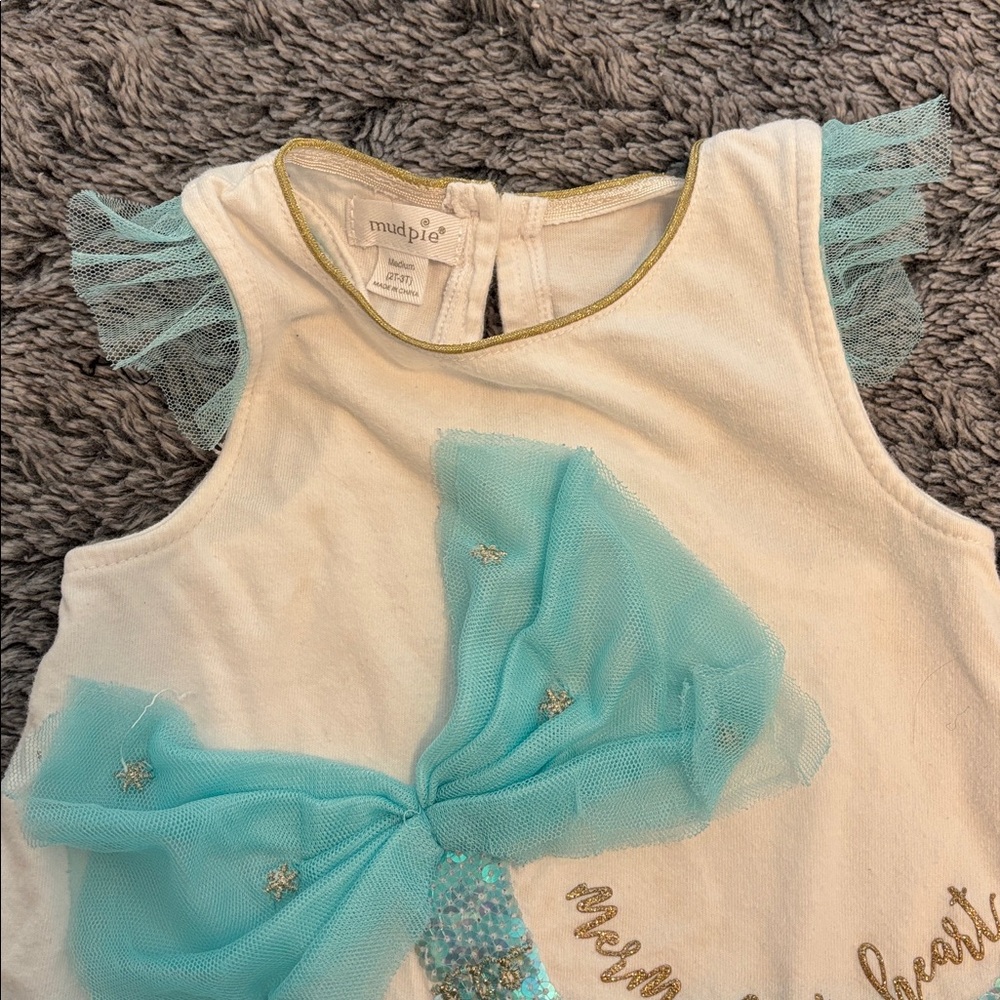 Mudpie Dress | Mermaid at Heart | 2T-3T | Free with any bundle - Picture 2 of 4